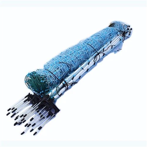 Drickbart elektriskt staket fårnät med stolpe